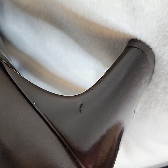 RARE Vintage Stuart Weitzman Heeled Boots Dark Brown Nappa Leather Ankle Booties - Picture 11 of 16